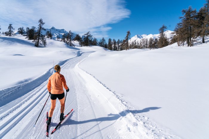Ski de fond Les Têtes domaine nordique de Puy Saint Vincent
