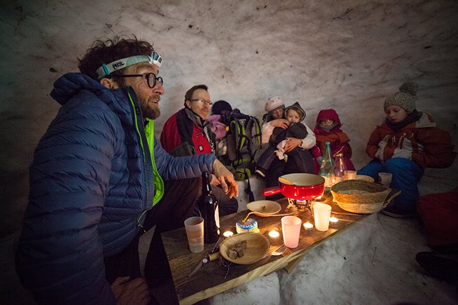 Fondue sous igloo Puy Saint Vincent