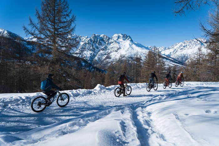 VTT sur neige Puy Saint Vincent