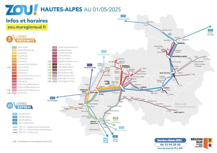 Carte Zou Hautes Alpes