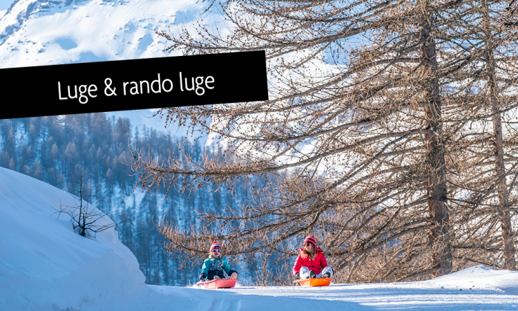 luge & rando luge à Puy Saint Vincent