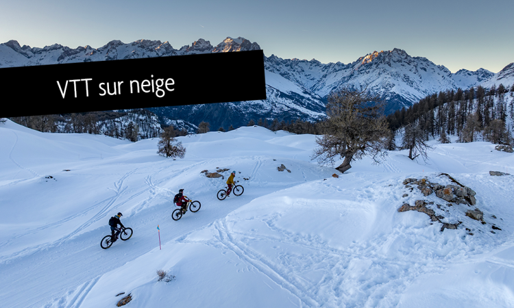 VTT sur neige Puy Saint Vincent