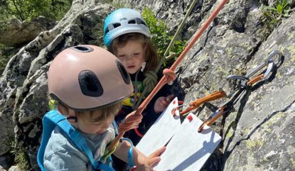 Angèle LE MASSON,  Escalade / Via Ferrata_Vallouise-Pelvoux - Via Ferrata enfants