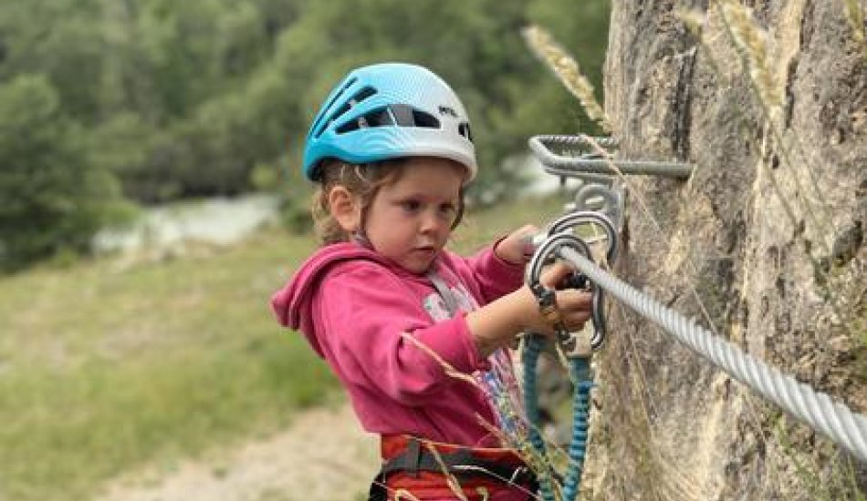 Angèle LE MASSON,  Escalade / Via Ferrata_Vallouise-Pelvoux - Via Ferrata enfants
