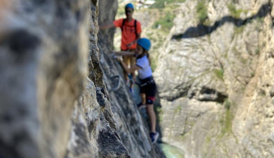 Angèle LE MASSON,  Escalade / Via Ferrata_Vallouise-Pelvoux - Via ferrata