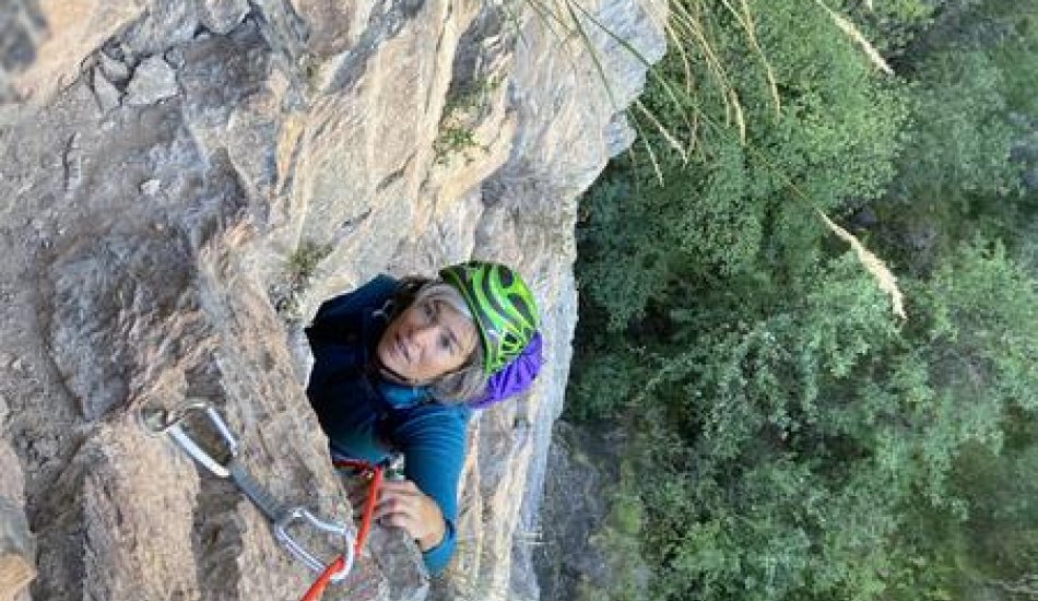 Angèle LE MASSON,  Escalade / Via Ferrata_Vallouise-Pelvoux - Grande voie escalade