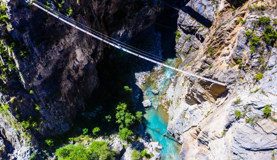 Via ferrata - Passerelle