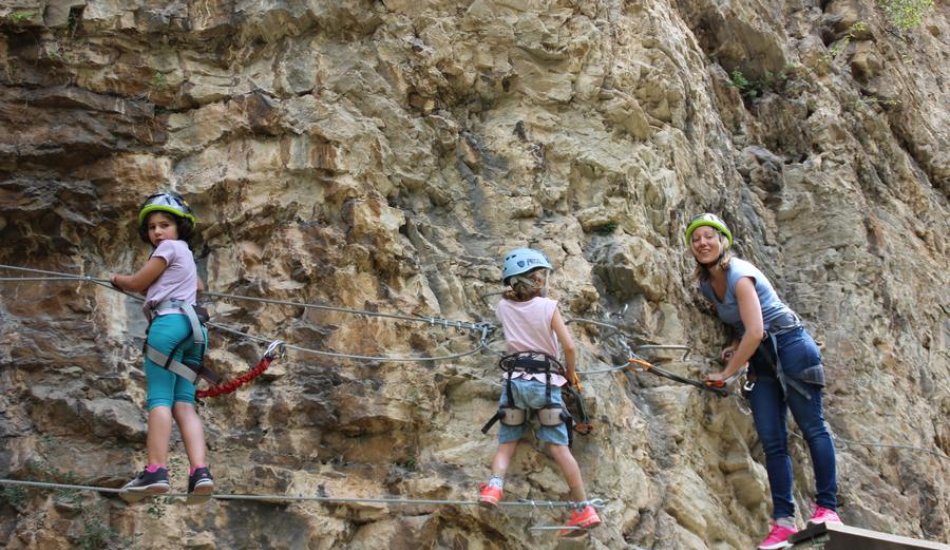 Via ferrata - Via ferrata enfant