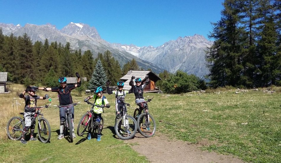 Stage biker - VTT avec vue sur le Pelvoux