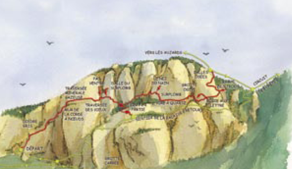 Photo de la structure - Itinéraire de la via ferrata de Freissinières