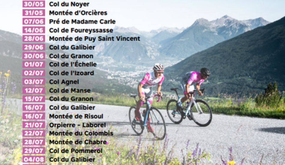 Cols réservés 2026 : montée de Vallouise à Puy St Vincent 1600_Puy-Saint-Vincent