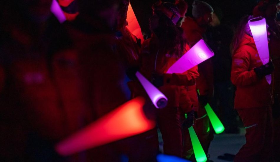 Descente aux lampions des enfants et feu d'artifice_Puy-Saint-Vincent