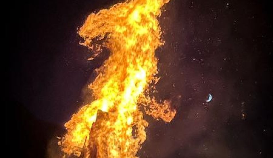 Feu de la saint Jean - Bleu Citron_Puy-Saint-Vincent