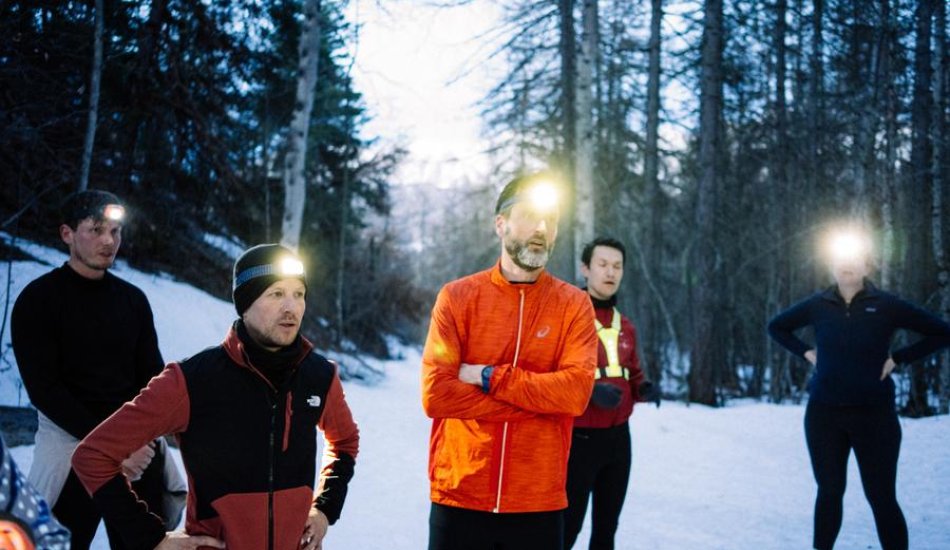 Trail running dans la neige_Puy-Saint-Vincent