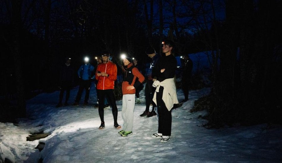 Trail running dans la neige_Puy-Saint-Vincent