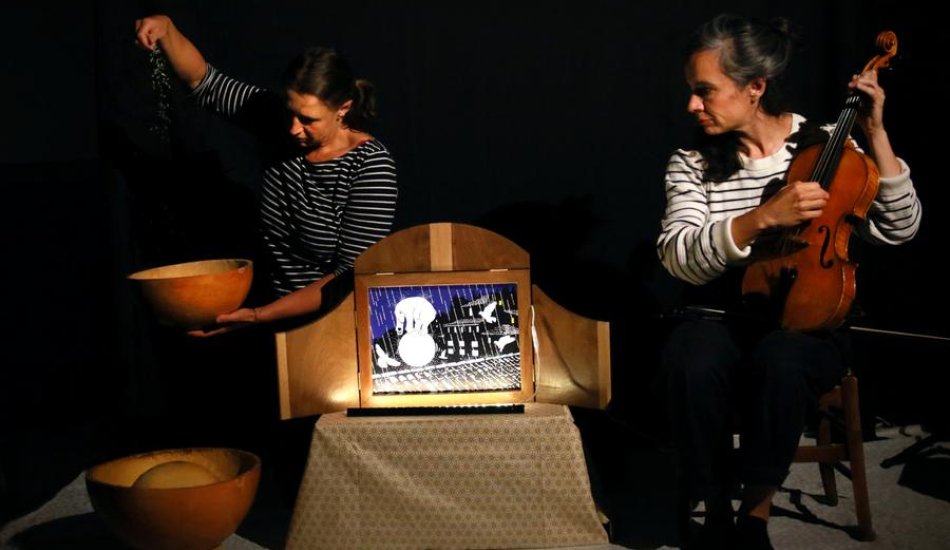 Spectacle : Dans la Lune par la compagnie La Poèmerie Claire Bonnet et Pauline Decosne_Puy-Saint-Vincent