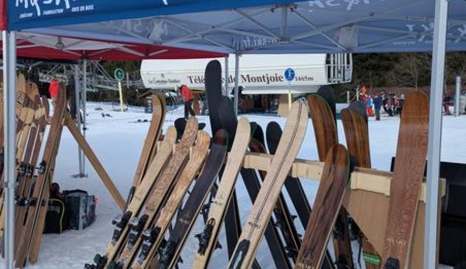 Ski test M&amp;Ski – Skis en bois écoresponsables_Puy-Saint-Vincent