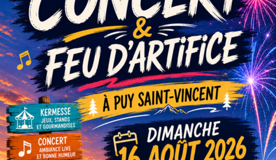 Kermesse et Feux d'artifices_Puy-Saint-Vincent