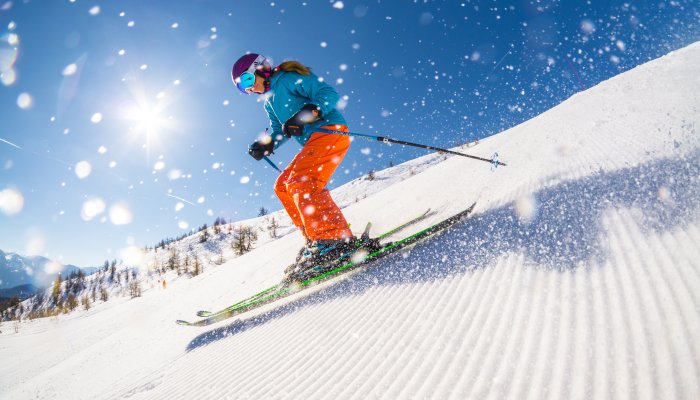 Ski alpin à Puy Saint Vincent.