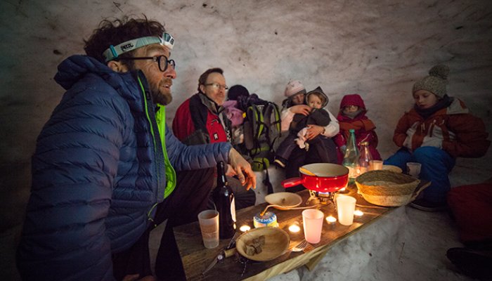 Fondue sous igloo Puy Saint Vincent