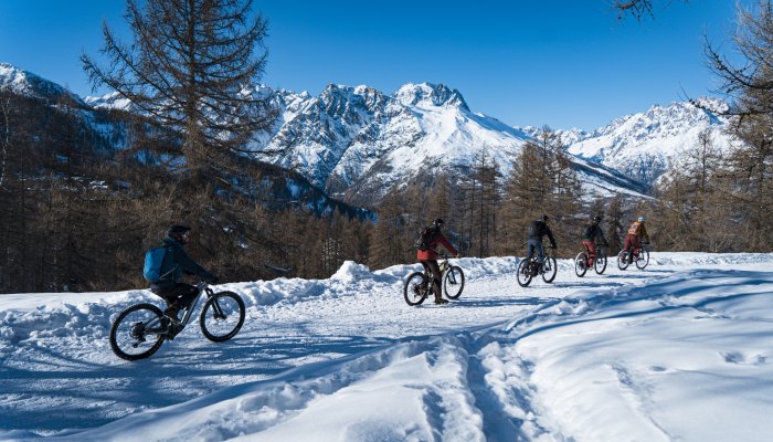 VTT sur neige Puy Saint Vincent