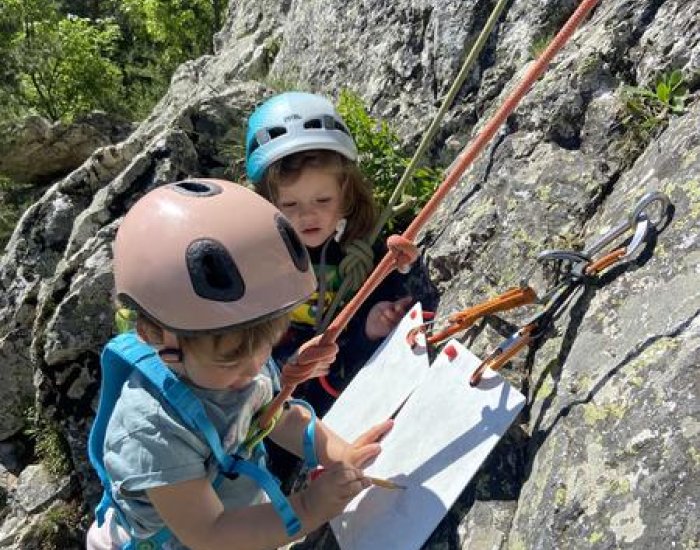 Angèle LE MASSON,  Escalade / Via Ferrata_Vallouise-Pelvoux - Via Ferrata enfants