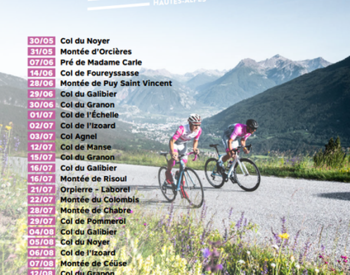 Cols réservés 2026 : montée de Vallouise à Puy St Vincent 1600_Puy-Saint-Vincent
