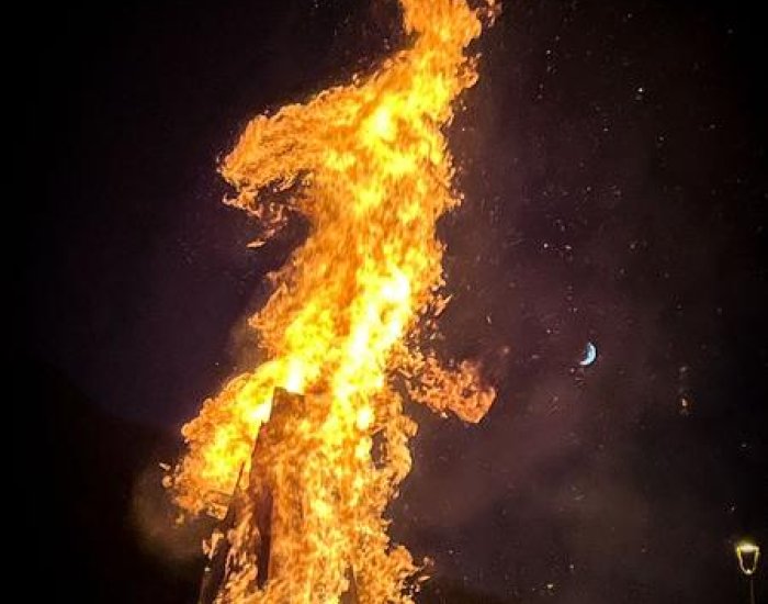 Feu de la saint Jean - Bleu Citron_Puy-Saint-Vincent