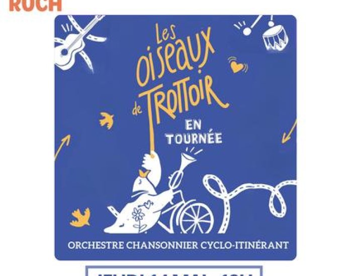 Les oiseaux de Trottoir en tournée: Orchestre chansonnier itinérant_Puy-Saint-Vincent