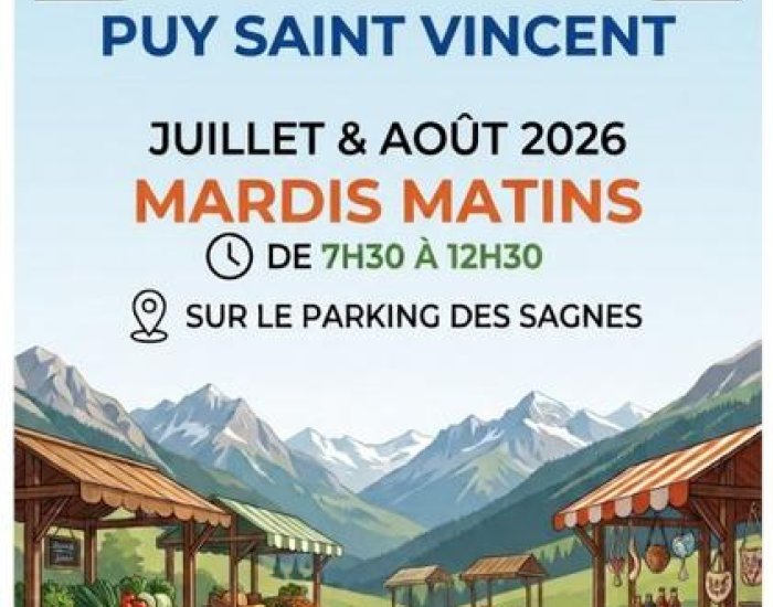 Marché estival de Puy Saint Vincent_Puy-Saint-Vincent