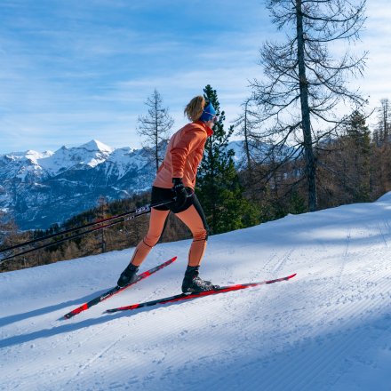 Ski de fond à Puy Saint Vincent