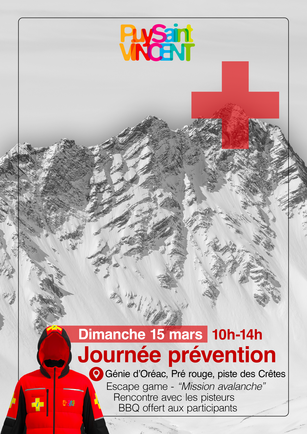 Journée prévention avec les pisteurs