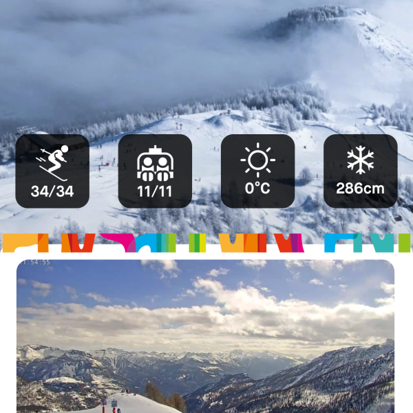 Ecran d'accueil de l'application